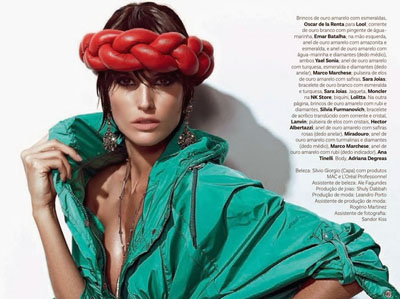 Izabel Goulart pour Vogue Brésil Octobre 2013