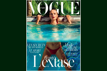 Natasha Poly pose pour le magazine Vogue Paris de Juin 2014