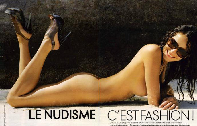Reka Ebergenyi Le nudisme c'est Fashion