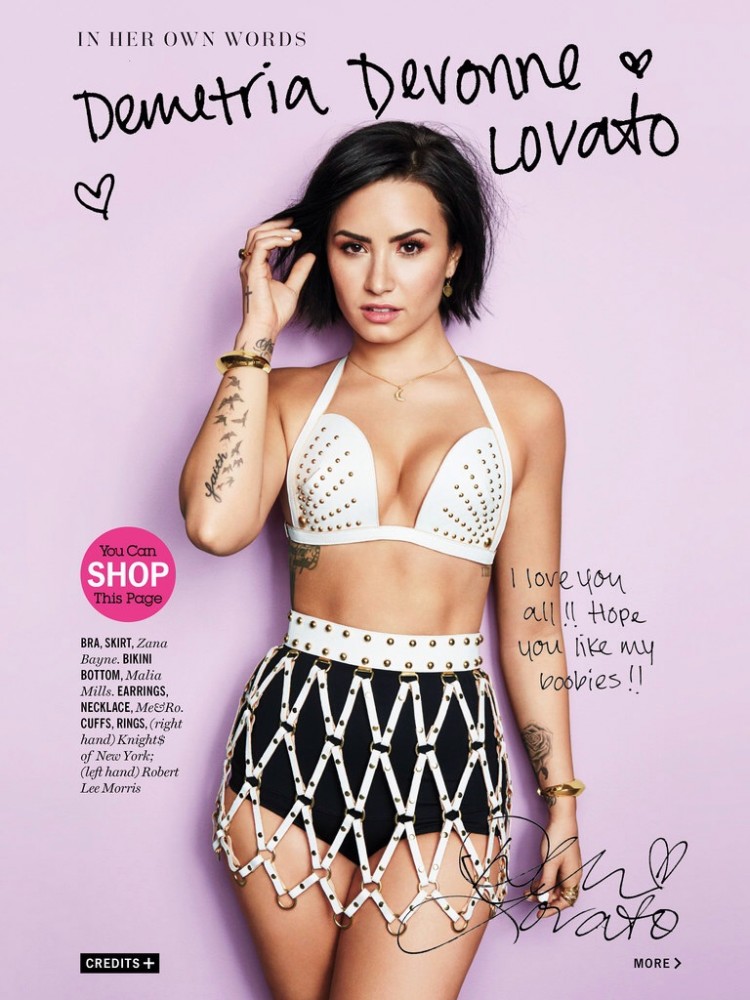 Demi Lovato pour Cosmopolitan USA