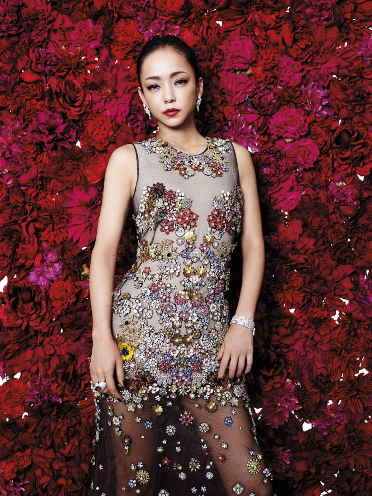 Namie Amuro pose pour le magazine Vogue Taiwan