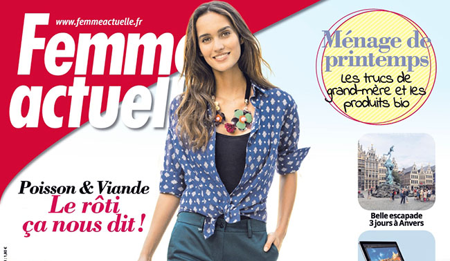 Lainara Araujo pose pour le magazine Femme Actuelle