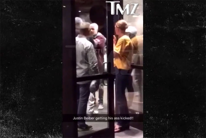 Justin Bieber se bat avec un autre homme dans son hôtel