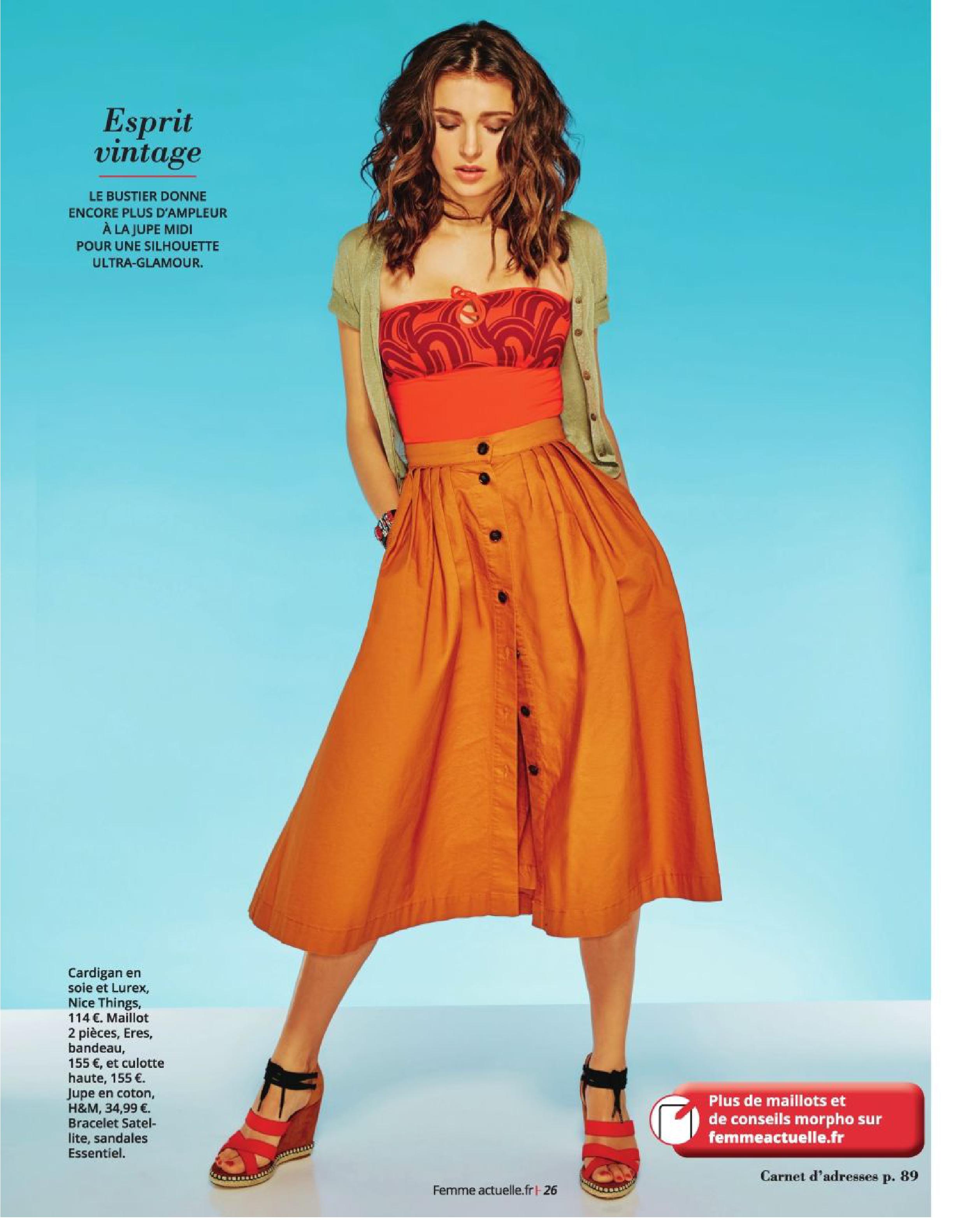 Tatiana Platon pose pour le magazine Femme Actuelle de Juin 2016