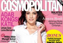 Amyra Rosli pose pour le magazine Cosmopolitan malaisien