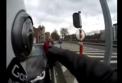 Road rage entre un motard et un automobiliste à Liège